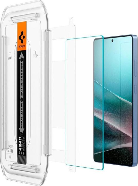 Actual product image Spigen Samsung Galaxy S25 Ultra Glas.tR EZ Fit HD Screen Protector, 2-pack (2 Piece, Samsung Galaxy S25 Ultra)
