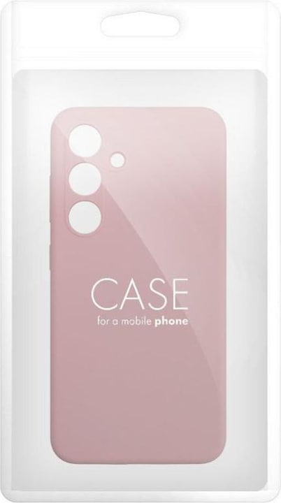 Produktbild OEM Back panel cover Case SILICONE 2mm for SAMSUNG S24 FE sand pink (Samsung Galaxy S24 FE)