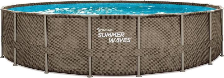 Summer Waves Zwembad Donker Triple Bweave Elite Frame 610X122 Cm (610 x 122 cm)