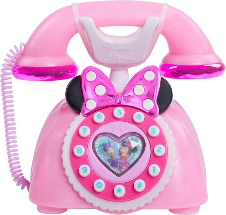 Actual product image Just Play Disney Junior Minnie Mouse Ring Me Spieltelefon, Wählscheibe, Lichter- und Soundeffekte, K