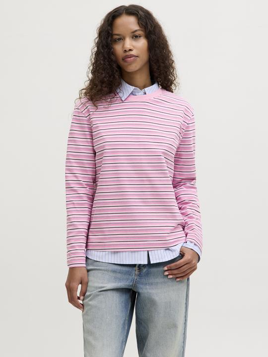 Produktbild JJXX Jxsophia Boxy Ls Stripe Tee Jrs Ln (M)