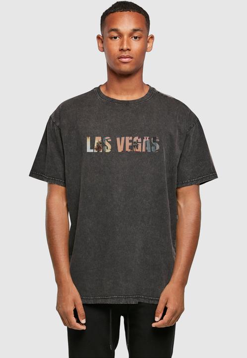 Produktbild Merchcode Las Vegas X Acid Washed Heavy Oversize Tee - 111657 (M)