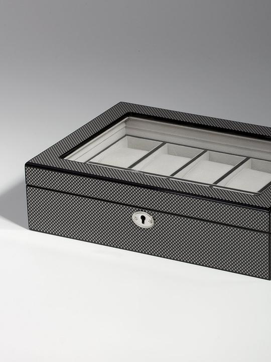 Actual product image Rothenschild Watch box RS-2071-10CA for 10 watches carbon