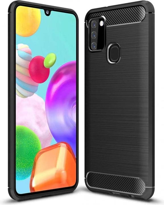 Image du produit Screenguard Samsung Galaxy A21s Housse Carbon Brushed Soft TPU (Samsung Galaxy A21s)