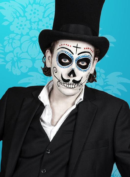 Actual product image Maskworld Make-up Set Dia de los Muertos Kavalier