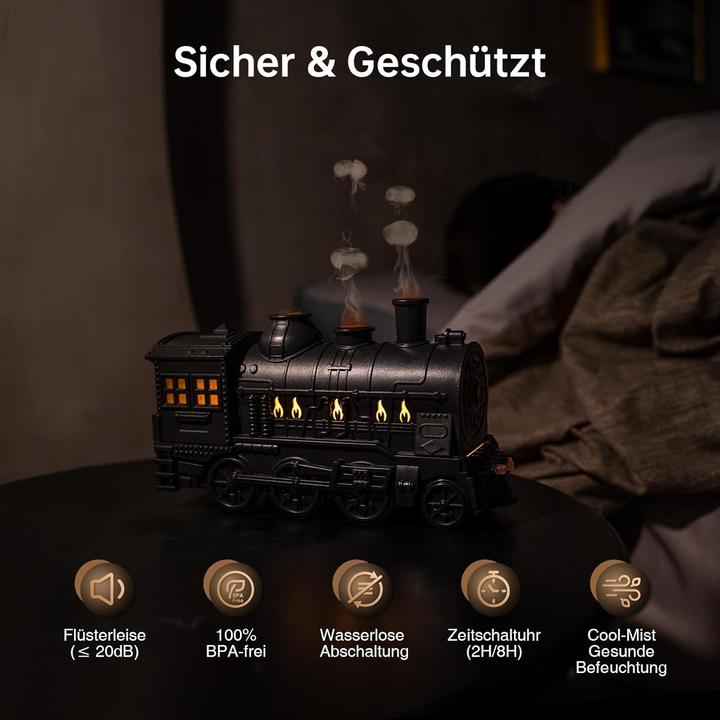 Produktbild Jeebel Aroma Diffuser Zug mit Fernbedienung (300 ml)