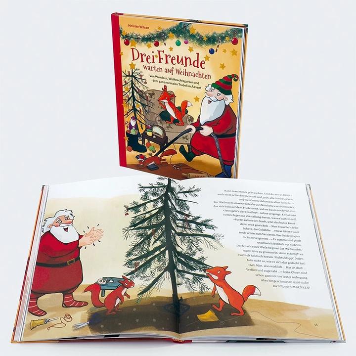 Produktbild Drei Freunde warten auf Weihnachten (Deutsch, Henrike Wilson, 2023)