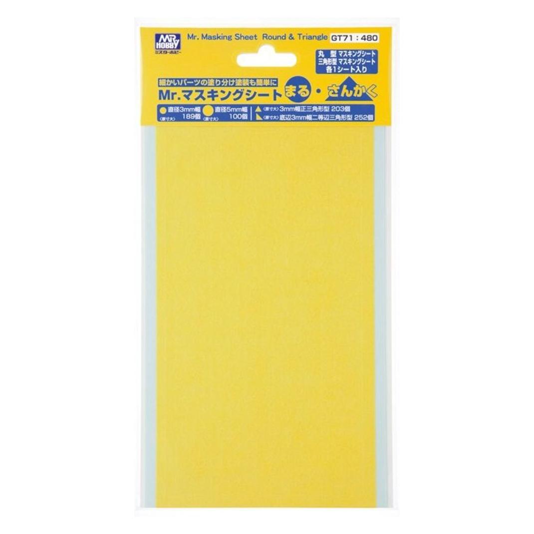Mr.Hobby Mr Hobby -Gunze Mr Masking Sheet Rond & Driehoek