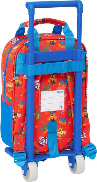 Actual product image Paw Patrol The Schulrucksack Mit Rädern Cool Blau Rot 20 X 28 X 8 Cm