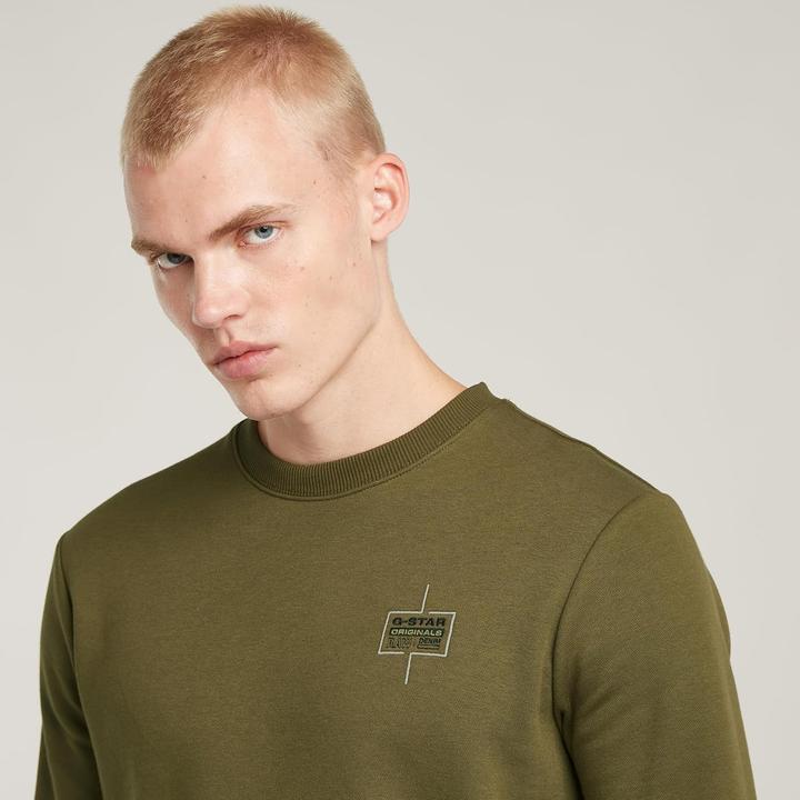 Actual product image G-Star Logo Regular Long Sleeve Sweater (XL)