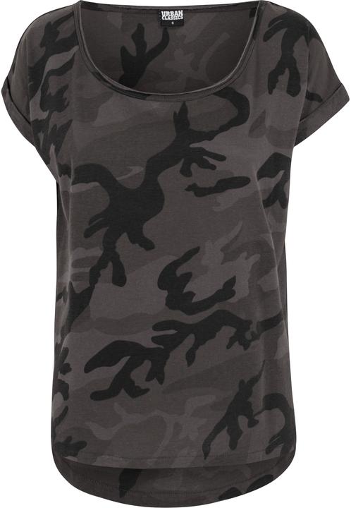 Actual product image Urban Classics Ladies Camo Back Shaped Tee (3XL)