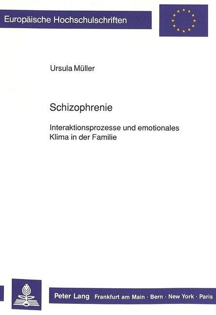 Produktbild Schizophrenie (Deutsch, Ursula Müller, 1990)