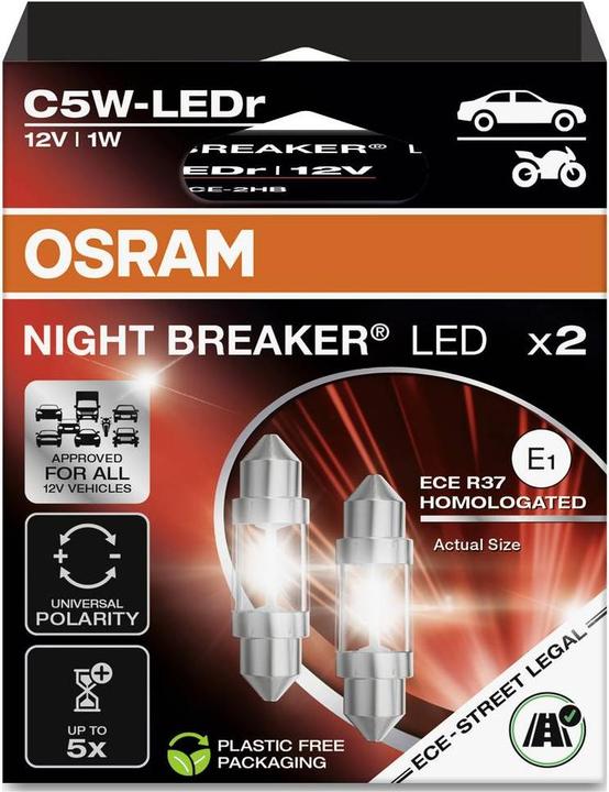 Produktbild Osram Night Breaker LED C5w Ece (C5W)