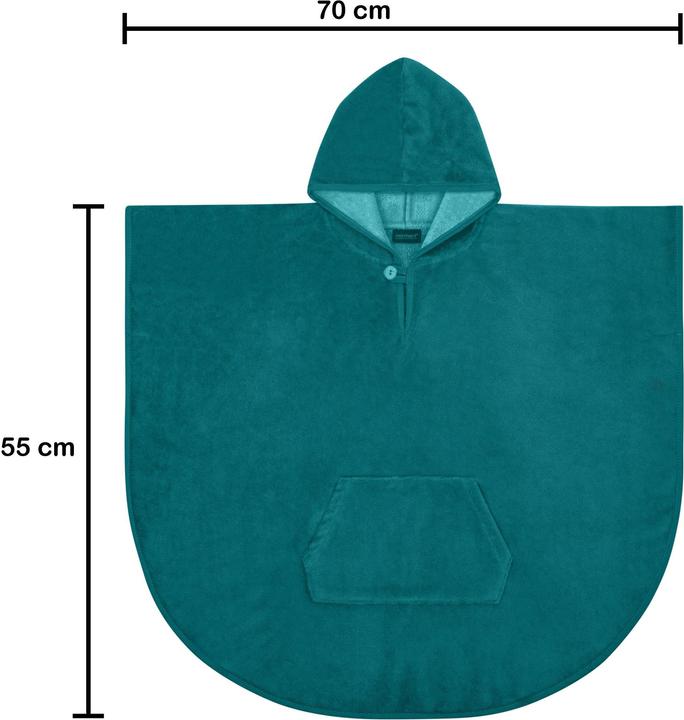 Image du produit Normani Poncho de bain doux pour enfants (55 cm x 70 cm) - 8763