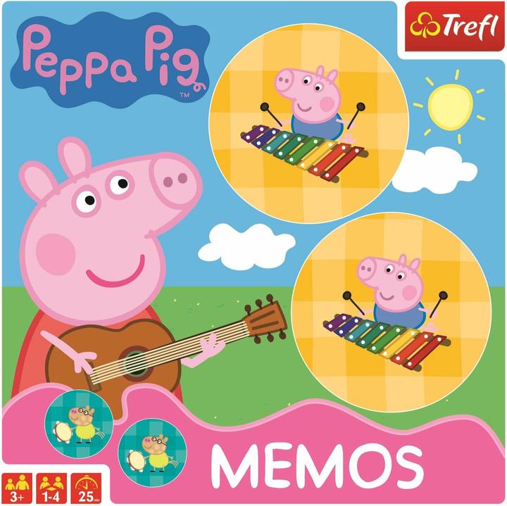 Actual product image Trefl Memo Cards "Piggy Pepa (German, English)