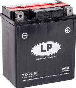 Immagine prodotto Landport Batteria per moto AGM YTX7L-BS 12V 6Ah (12 V, 6 Ah, 100 A)