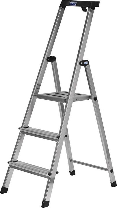 Immagine prodotto Krause Scala pieghevole di sicurezza argento (Gradino pieghevole, 45 cm)