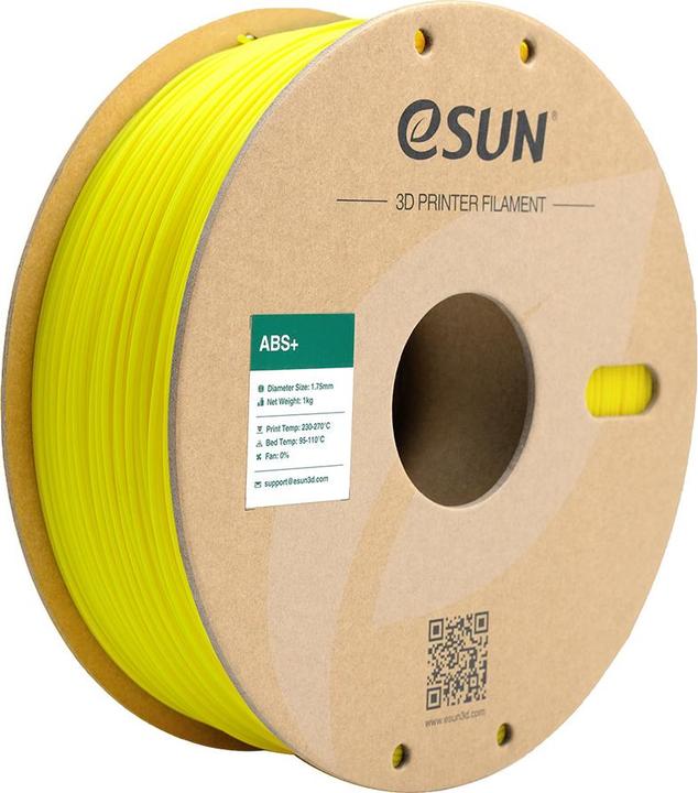 Immagine prodotto eSUN ABS+ 1,75 mm giallo 1 kg di filamento 3D (1.75 mm, 1000 g)