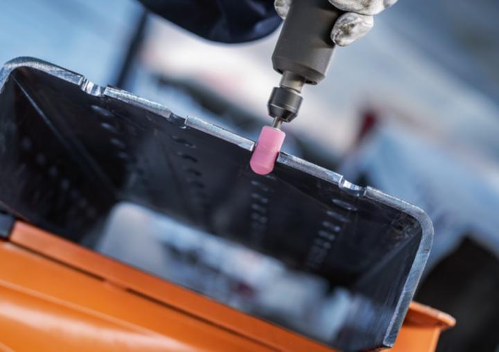 Actual product image Bosch Professional Zubehör PRO Steel mounted points set, 25 x 24, 15 x 30, 15 x 30, 25 x 25, 20 x 25 mm, G60, 5 pcs. (60)