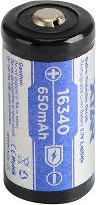 Productafbeelding Xtar 16340 650mAh batterij met bescherming (1 Pcs., 16340, 650 mAh)