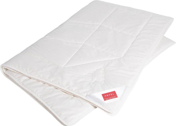 Actual product image Hefel Swiss stone pine blanket light Wellness, filling: 100% virgin wool with Swiss stone pine chips (710 g, 140x200 cm)