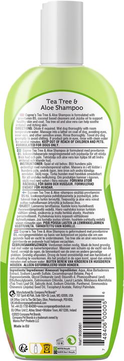 Actual product image Espree Shampoo Tea Tree Aloe Medicatie (355 ml, Liquid shampoo)