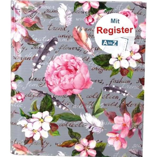 Thumbnail - Rnk, Ordner, Ringbuch "Blütenzauber" mit Register A-Z, für DIN A5, 4 Ring-Mechanik (A5, 1 x)