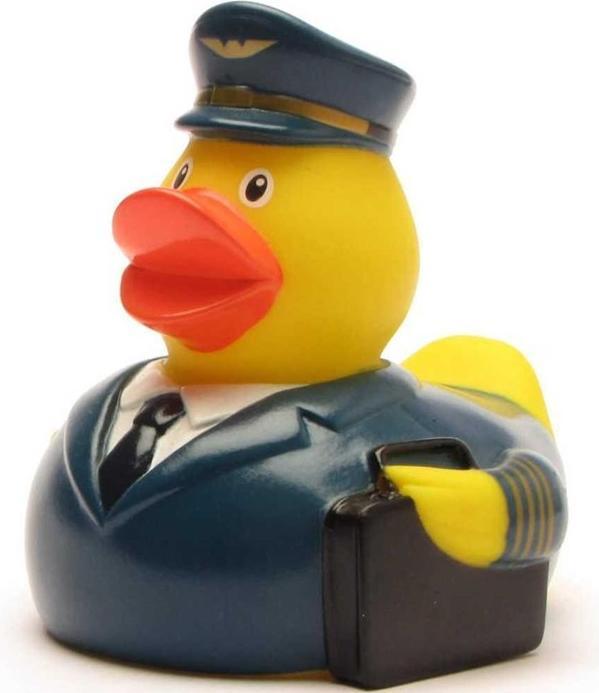 Immagine prodotto Schnabels Badeente Pilot - Gummiente