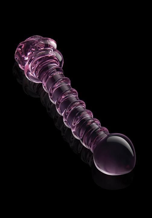 Productafbeelding Dream Toys Glazuur Glas - Rozenknopje Spiraal G-Spot Dildo