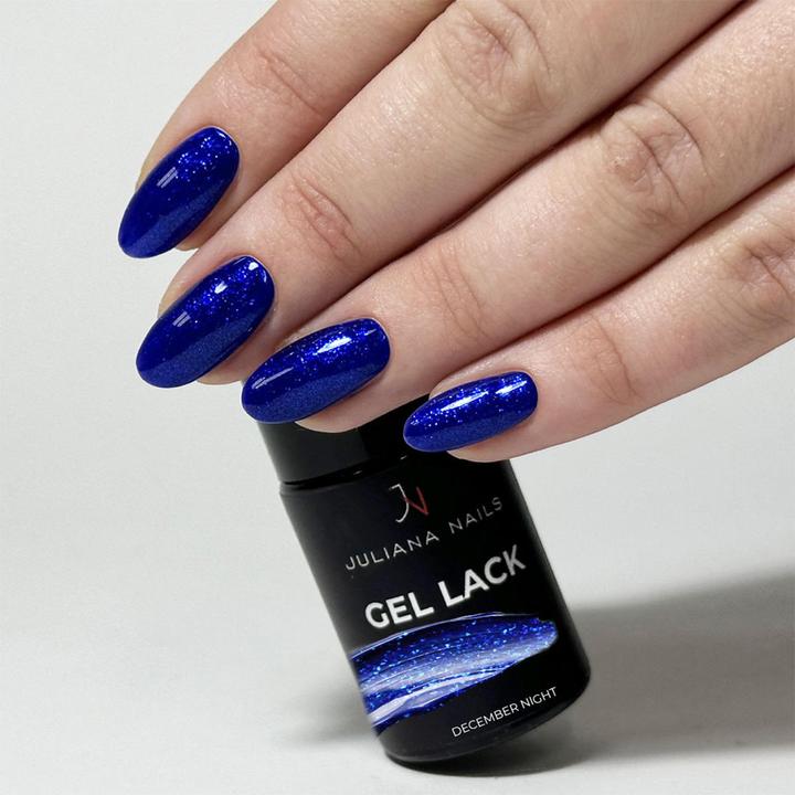 Actual product image Juliana Nails Gel Lack December Night (December Night, Gel-Effect Nail Polish)