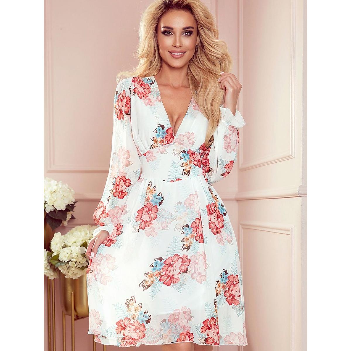 Numoco, Kleider, Alltagskleid, Beige, (L)