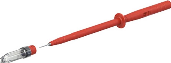 Produktbild Multi Contact SPP4-S/F Prüfspitzen 4mm rot gefedert (Prüfspitze)