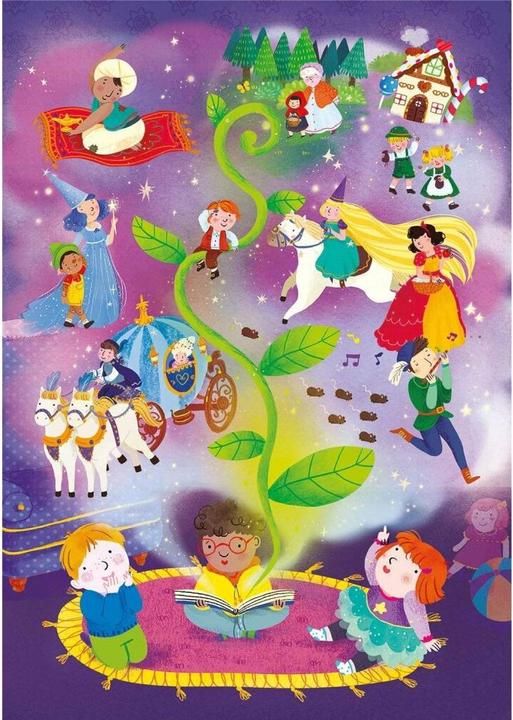 Produktbild Clementoni 104 Piece Glitter Puzzle - Fairy Tales Time (104 Teile)