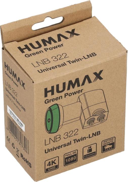 Produktbild Humax Green Power LNB 322 Universal Twin-LNB