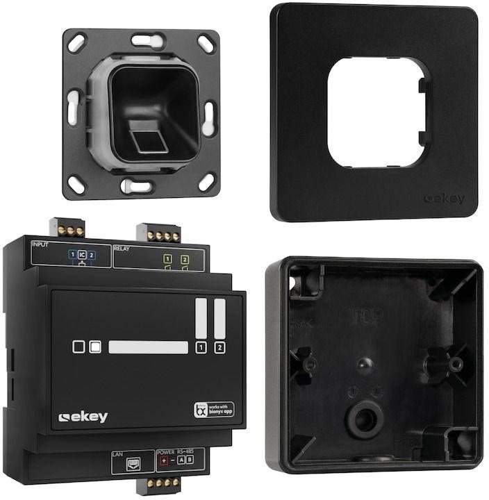 Actual product image Ekey 203706 Fingerprint access system Surface-mounted, wall, top-hat rail IP54 (Fingerprint)