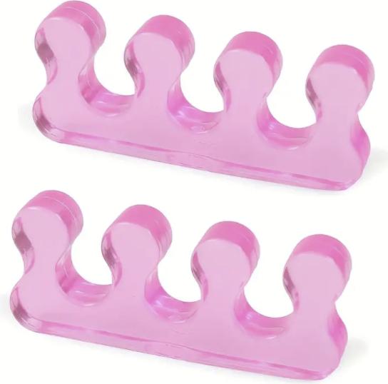 Immagine prodotto Nagellack24 Separatore di dita in silicone rosa (Separatori di dita dei piedi)