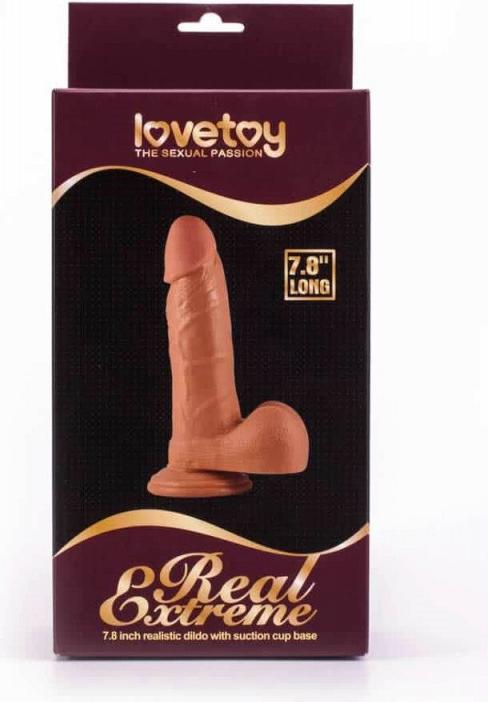 Lovetoy Real Extreme Saugnapf-Dildo 21,5 cm