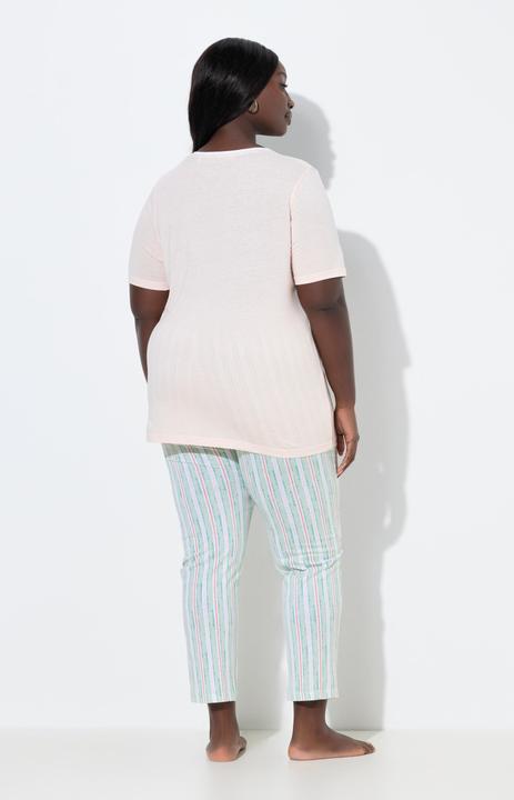 Produktbild Ulla Popken Pyjama, Hase, Tunika-Ausschnitt, Halbarm (50, 52)