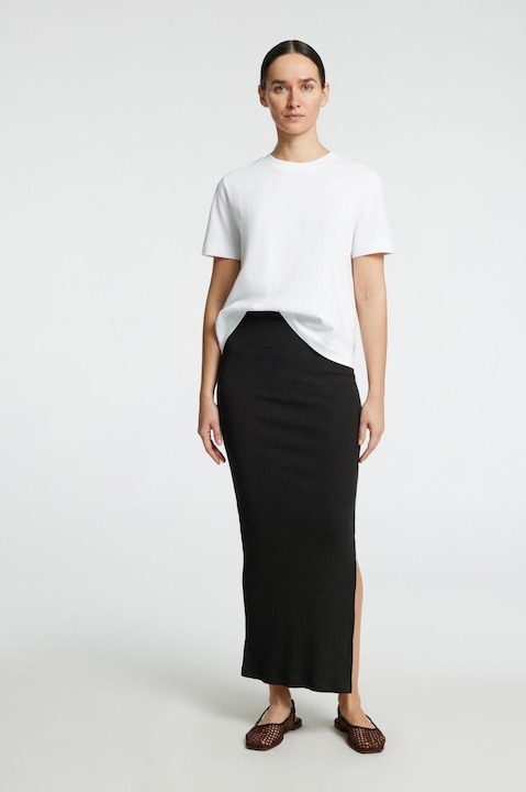 Immagine prodotto Selected Femme Rippmuster Baumwoll Maxirock (XL)
