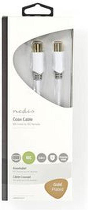 Produktbild Nedis Koaxialkabel 100 dB IEC (Koaxial) Stecker auf Angul (100 dB)