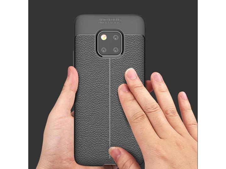 Produktbild Screenguard Huawei Mate 20 Pro Hülle Leather Design TPU Cover (Huawei Mate 20 Pro)