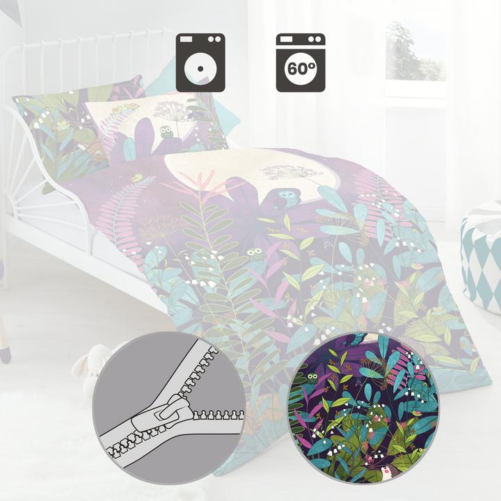 Produktbild Kaeppel Biber Bettwäsche Moonshine bunt (Duvetbezug, 100 x 135 cm, 60 x 40 cm)