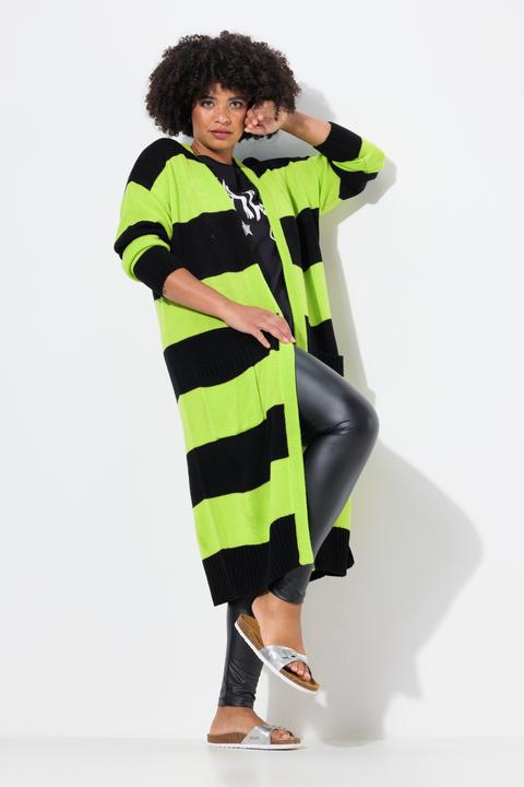 Immagine prodotto Angel of Style Long-Strickjacke, Straight Fit, Blockstreifen (50, 52)