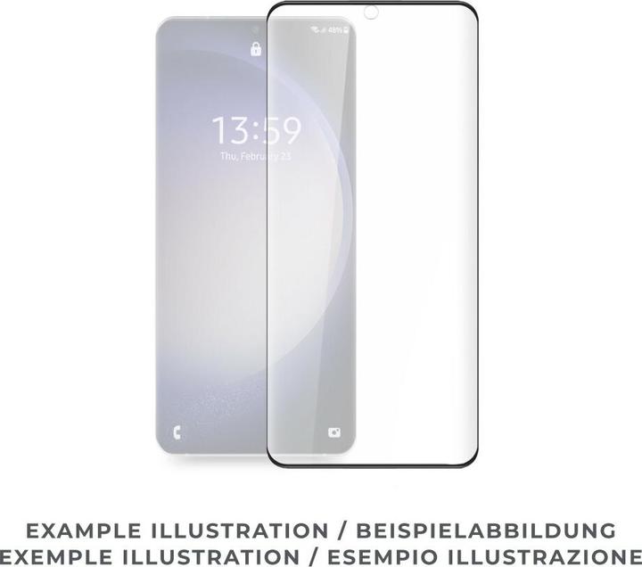 prio 3D Displayschutzglas für Samsung A34 schwarz (1 Stück, Samsung Galaxy A34 5G)