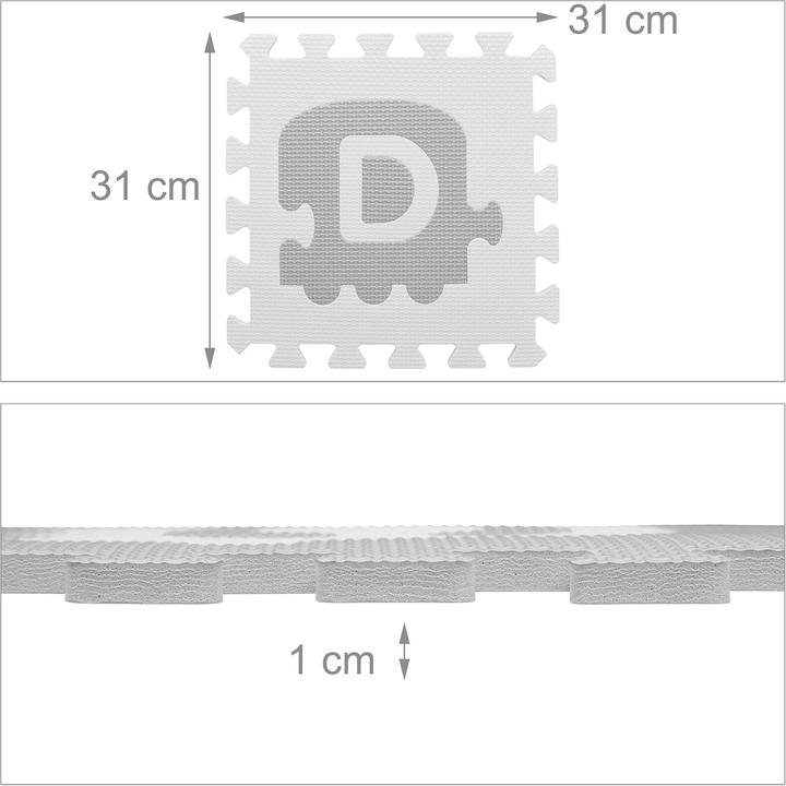 Actual product image Relaxdays 71-piece puzzle mat