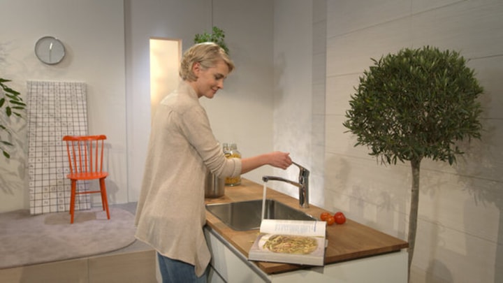Produktbild hansgrohe Focus M41 Einhebel-Küchenarmatur 160, 1 Strahlart