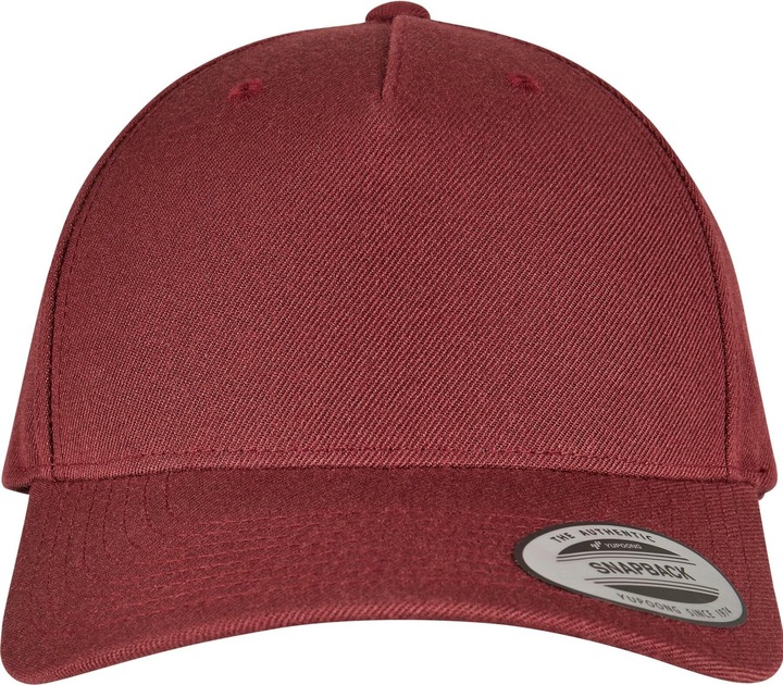 Actual product image Flexfit Yp Classics 5-Panel Premium Curved Visor Snapback Cap (One size)