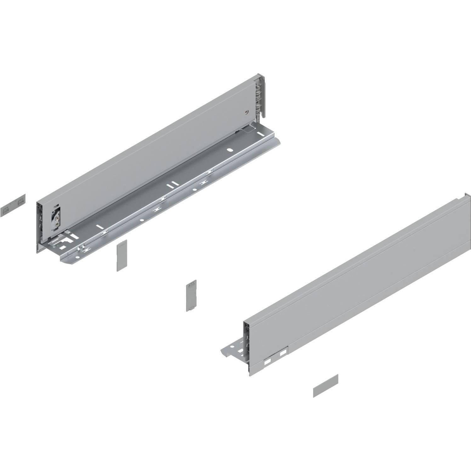 Blum, Schubladenauszüge, LEGRABOX pure SET Höhe M, BLUMOTION S, 40kg, NL 550, Carbonschwarz