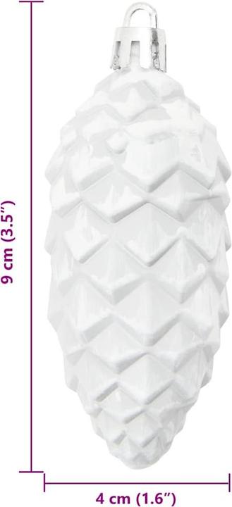 Produktbild vidaXL Weihnachtsornamente (40x)