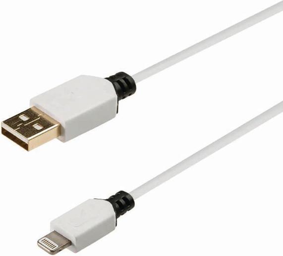 Produktbild Nedis USB-Kabel - USB 2.0 - Apple Lightning 8-Pin - A Stecker - 480 Mbps - 12 W - Vergoldet - 2 m (2 m, USB 2.0, 12 W)